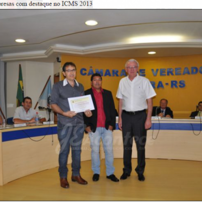 Empresas com destaque no ICMS 2013 foram agraciadas